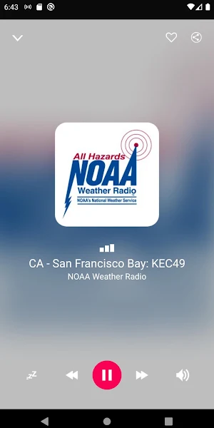 NOAA Weather Radio Screenshot 2