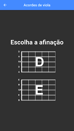 Viola Caipira - Afinador e Dicionario de Acordes Screenshot 1