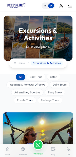Deep Blue Travel Screenshot 1