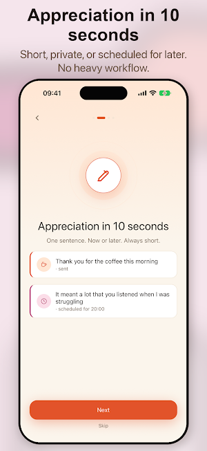 Mote: Everyday Appreciation Screenshot 1