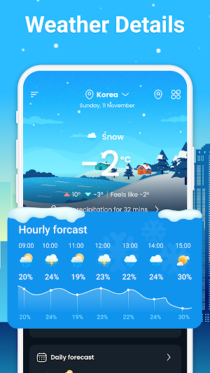 Weather Tomorrow: Live & Radar Screenshot 1