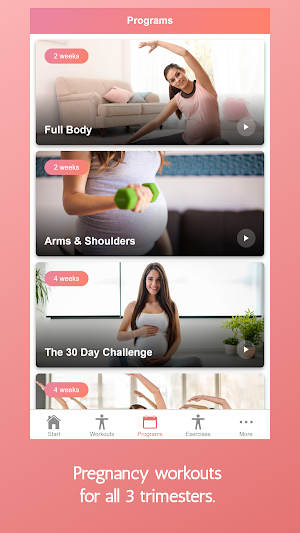 Pregnancy Workout Program Screenshot 1