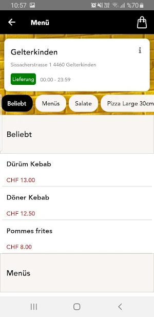 Food Express Gelterkinden Screenshot 0