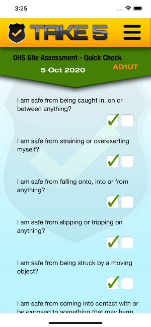 Take 5 App Screenshot 2