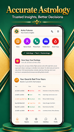 AstroFuture: AI Astrology 24x7 Screenshot 0