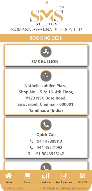 SMS BULLION Screenshot 3