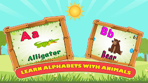 Learning ABC Animals Alphabet Screenshot 0