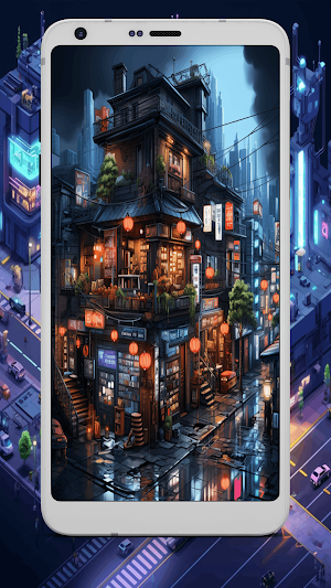 Pixel Cyberpunk Wallpapers Screenshot 2