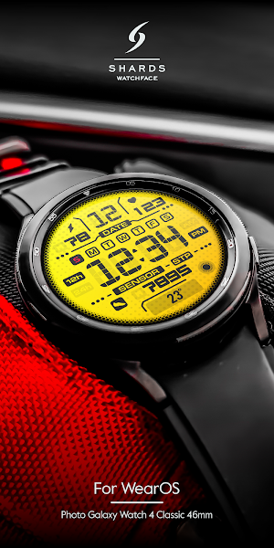 SH023 Watch Face, WearOS watch Screenshot 1