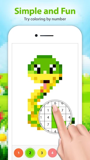 Free Color by Number - Pixel Art Screenshot 1