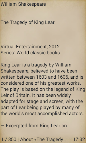 The Tragedy of King Lear Screenshot 1