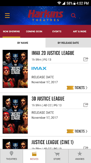 Harkins Theatres Screenshot 1