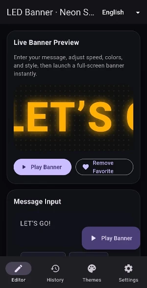 LED Banner - Neon Sign Screenshot 0