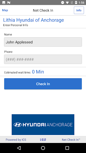 Net Check In - Lithia Hyundai of Anchorage Screenshot 1