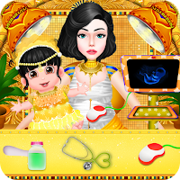 Egyption Mommy Birth a Baby