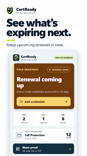 CertReady: Worker Cert Wallet Screenshot 2
