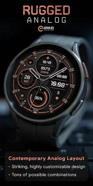 Rugged Analog - watch face Screenshot 0