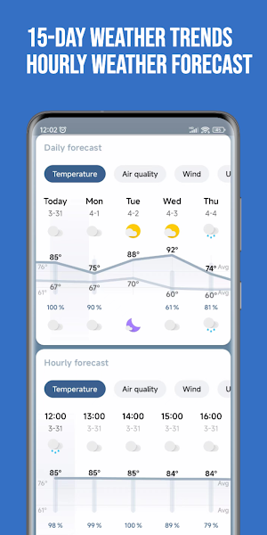 MyWeather - Real-time Forecast Screenshot 1