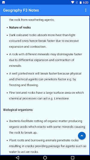 Geography Form Three notes screenshot 4