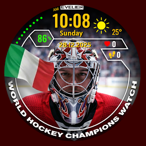 Evelien Hockey Watch Face G3 Screenshot 1