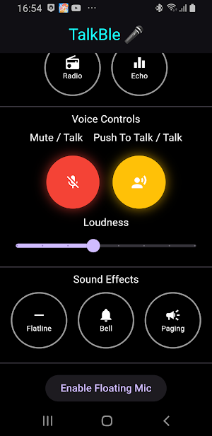 TalkBle – A Bluetooth Mic App Screenshot 3