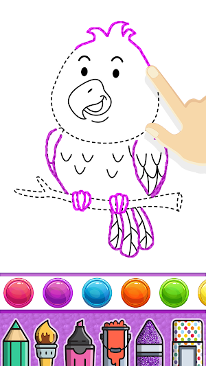 Trace And Color Game For Kids Screenshot 1