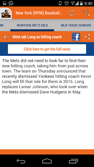 New York (NYM) Baseball 24h Screenshot 2