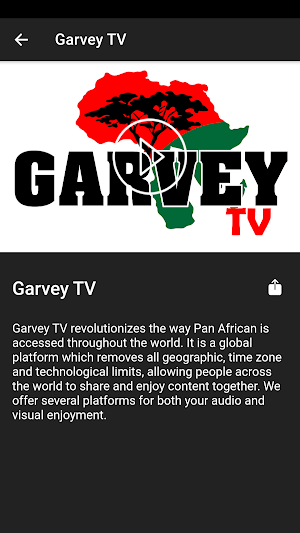 Garvey TV Network Screenshot 1