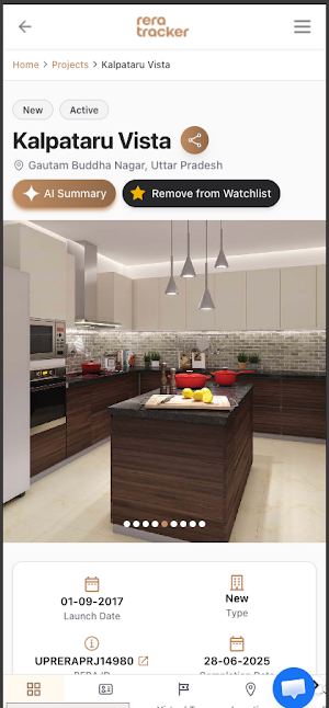 ReraTracker Screenshot 1
