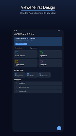 JSON Viewer & Editor Screenshot 0