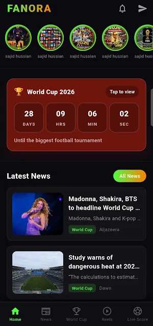 FANORA – Football News & Score Screenshot 0