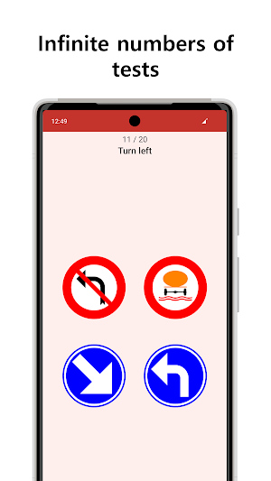 Belgium Road Signs. Test Screenshot 2