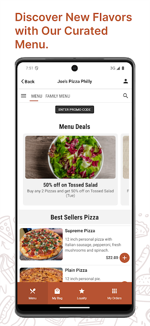 Joe's Pizza Philly Screenshot 1