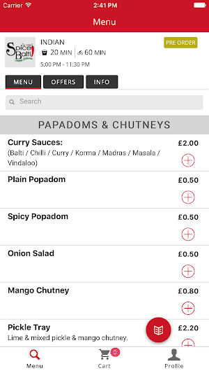 Spice Balti Screenshot 0