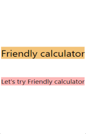 Friendly calculator Screenshot 2