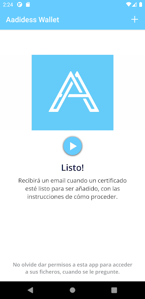 Aadidess Wallet Screenshot 0