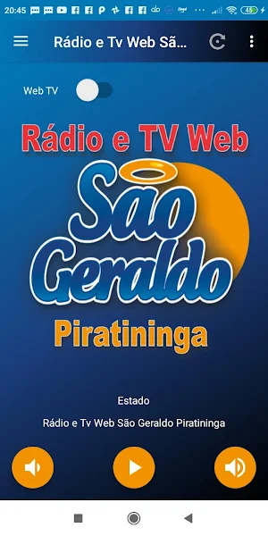 Rádio e Tv Web São Geraldo Piratininga Screenshot 1