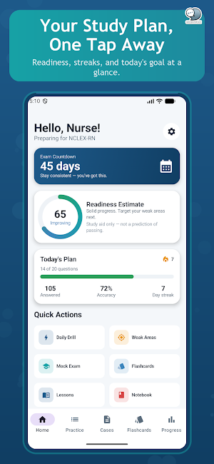 NCLEX NursePrep Coach by CS Screenshot 0
