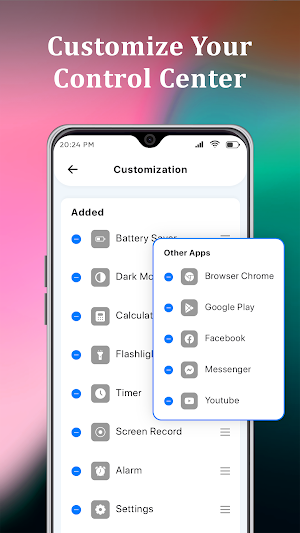 Control Center: Simple Control Screenshot 1