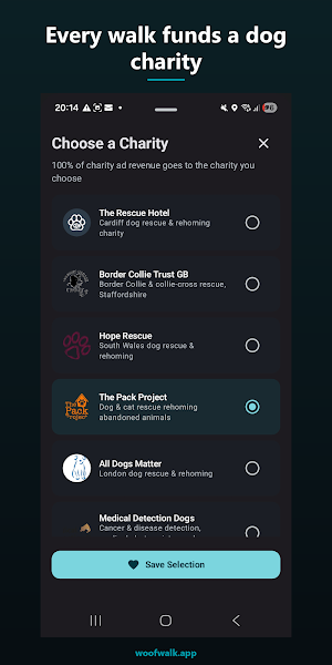 WoofWalk: Dog Walking App Screenshot 1