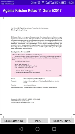 Agama Kristen Kelas 11 Guru 2017 Screenshot 1