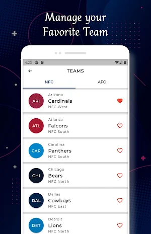 Arizona - Football Live Score & Schedule Screenshot 2