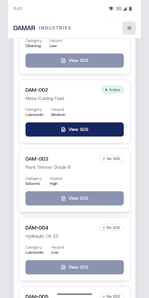 DAMAR SDS Screenshot 2