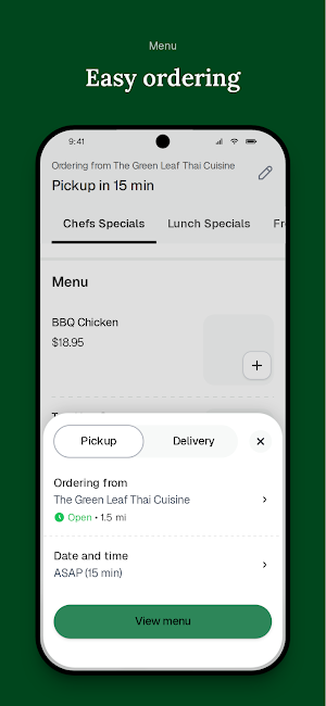 The Green Leaf Thai Cuisine Screenshot 2