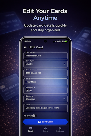 Card Wallet – Card Organizer Screenshot 2