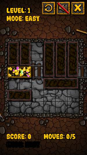 Gold Miner Blocks - Sliding br Screenshot 2