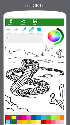 Snake Coloring Book Screenshot 3