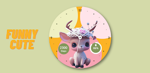 Cute animal watch face Screenshot 0