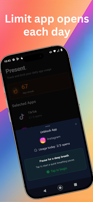 Present: Screen Time Manager Screenshot 1