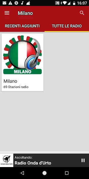 Milan Radio Stations Screenshot 3